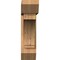 Ekena Millwork Imperial Slat Smooth Bracket w/ Offset Brace, Western Red Cedar, 7 1/2"W x 28"D x 28"H BKT0806X28X28IMP06SWR - alternate 3